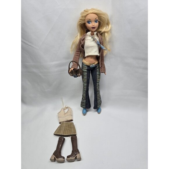 My Scene Other - My Scene Doll Back to School Barbie Kennedy Doll Outfit Boots Handbag- READ.